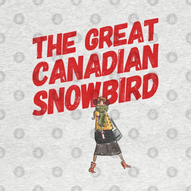 Great Canadian Snowbird Girl by RetroSalt